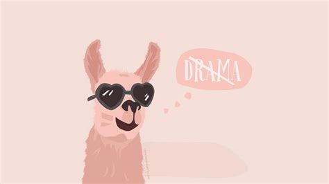 No drama llama 😎 | Wallpaper iphone love, Wallpaper wa, Desktop wallpaper art