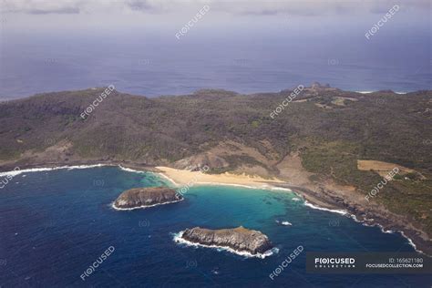 Aerial View Of Coastline — landmark, freshness - Stock Photo | #165621180