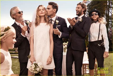 Full Sized Photo of behati prinsloo recreates wedding adam levine tommy hilfiger campaign 03 ...