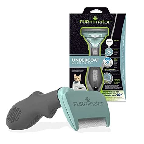 FURminator Undercoat deShedding Tool for Small Short Hair Cats under 4. ...