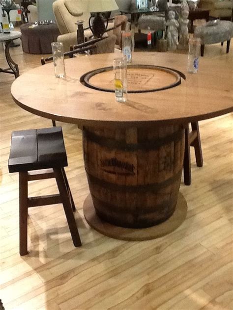 Wooden barrel coffee table can be a unique and inviting addition to any ...