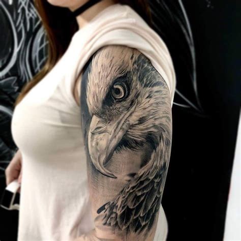 32 of the Best Eagle Head Tattoos Ever | Eagle head tattoo, Eagle feather tattoos, Eagle tattoo