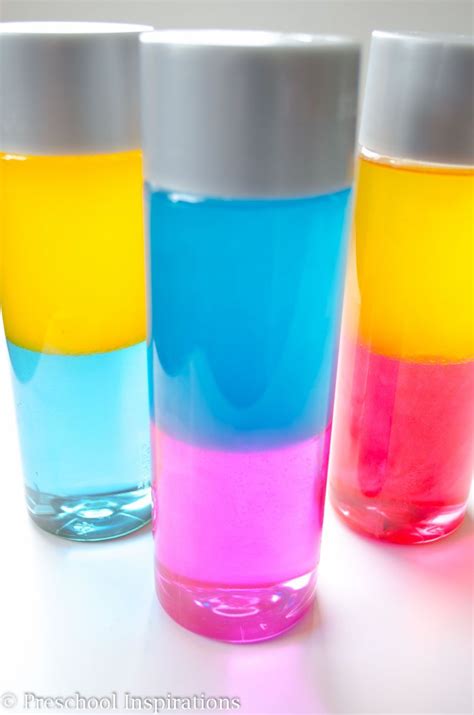 How to Make a Color Mixing Sensory Bottle | Sensory bottles preschool, Sensory bottles ...