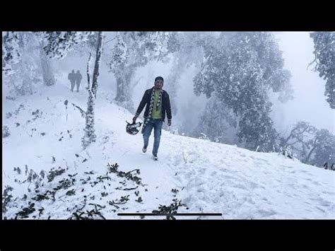 Nainital Weather today 🥶| Nainital snowfall 2023 | Nainital Snowfall Update 🥶 - YouTube