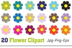 Flower Clipart | Simple Flower Design | Flower Sticker