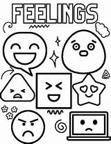 FREE Feelings Coloring Sheet By Teaching SPECtacular Students  TPT sketch template