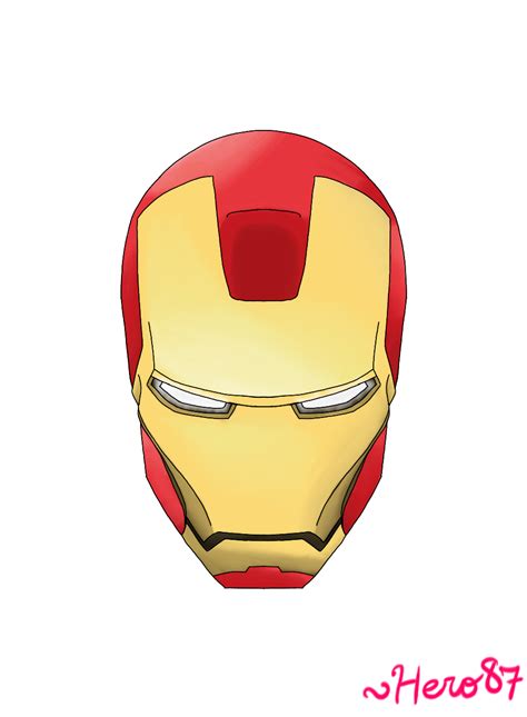 Iron Man Head Drawing | Free download on ClipArtMag