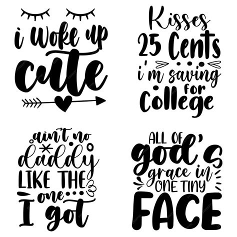 Premium Vector | Baby funny svg quotes design