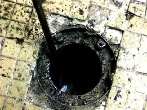 CLOGGED FLOOR DRAIN - VILLAGE DRIVE EDGEWOOD KENTUCKY - NORTHERN KENTUCKY PLUMBERS - YouTube