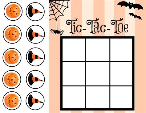 Halloween Tic Tac Toe {PRINTABLE} - Our Potluck Family