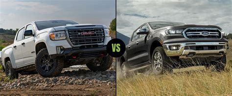 2022 GMC Canyon vs. 2022 Ford Ranger: A Big Time Small Truck Comparison ...