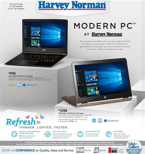 Harvey Norman Catalogue Laptops September 2016 - Catalogue AU