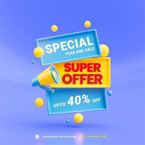 Free PSD | Super offer creative sale banner design template