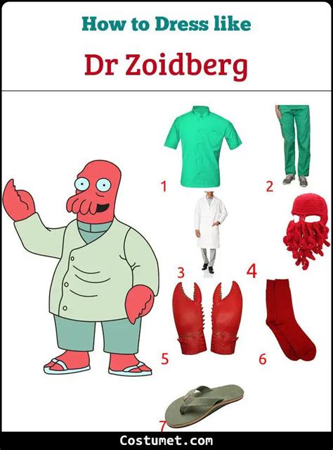 Dr. Zoidberg (Futurama) Costume for Halloween