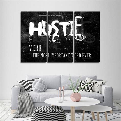 Hustle Wall Art | Digital Art