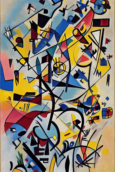 Wassily Kandinsky Painting Graphic · Creative Fabrica