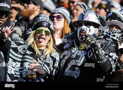 Raider's fans costumes hi-res stock photography and images - Alamy