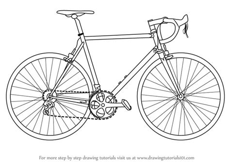 Learn How to Draw a Bike (Two Wheelers) Step by Step : Drawing ...