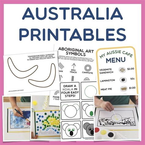 Australia Printables | Australia crafts, Cultural awareness activities, Australia day