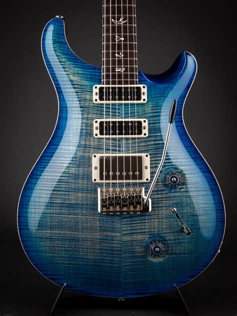 PRS Guitars:Studio Custom Colour Faded Blue Burst 10 Top #179035 – World Guitars