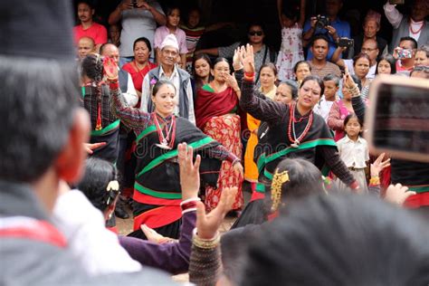 Local Nepali People are Having Dance Festivals Around Bhaktapur ...