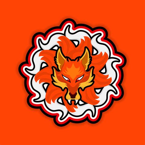 mascot logo design template or nine tailed fox for E-sports team. Gaming Logo Design 3722973 ...