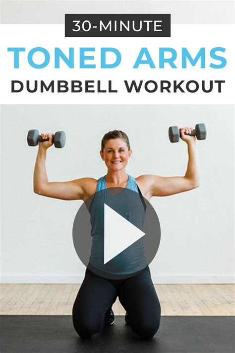 30-Minute Dumbbell Arm Workout (Video) | Nourish Move Love