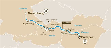 Danube River Map