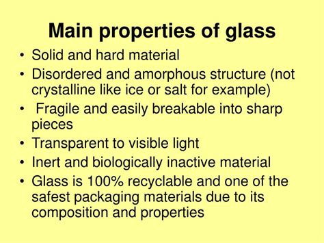 PPT - PHYSICAL PROPERTIES: Glass and Soil PowerPoint Presentation, free ...