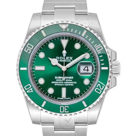 Submariner Steel Automatic Green Dial Men's Watch