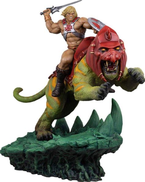 Masters of the Universe - He-Man & Battle Cat Deluxe Maquette | Ikon Collectables