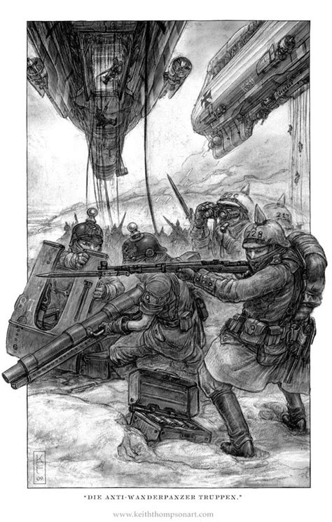 Leviathan: Die Anti-Wanderpanzer Truppen | Dieselpunk, Graphic novel art, Steampunk art