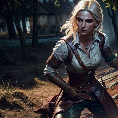 Ciri. Fan art. Witcher. by Novel-games on DeviantArt