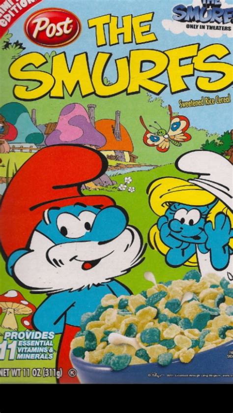 Smurfs cereal | Smurfs, Cereal, 80 cartoons