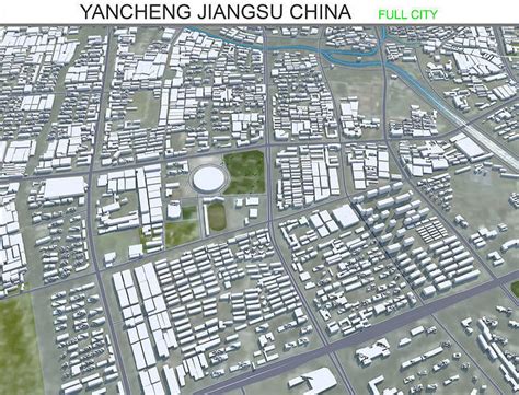 3D model Yancheng Jiangsu China 150km AI VR / AR / low-poly | CGTrader