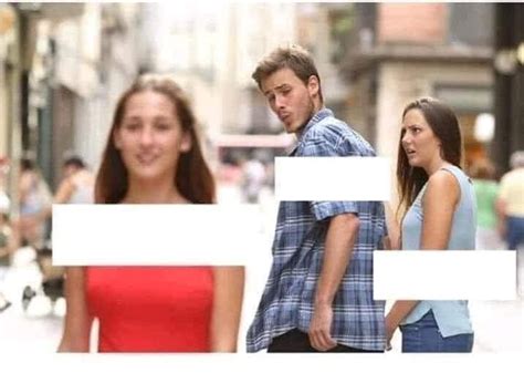 Distracted Boyfriend Meme Template