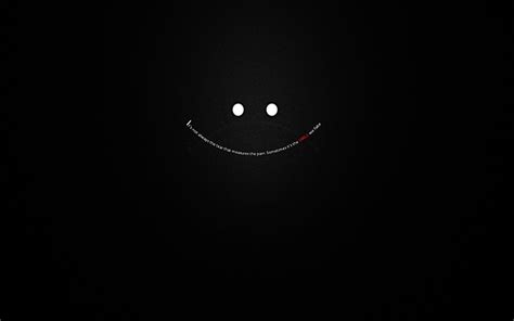 HD wallpaper: smiley illustration, smiling, minimalism, dark, black, no people | Black wallpaper ...