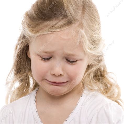 Girl crying - Stock Image - F002/7738 - Science Photo Library