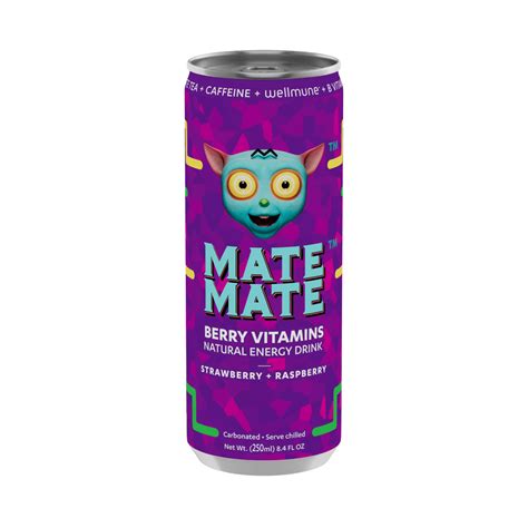 Berry Vitamins Natural Energy Drink - Mate Mate