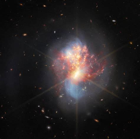 Webb Telescope Captures 'Galaxy Merger' 270 Million Light-Years Away - GreekReporter.com