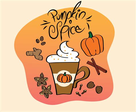 Fun Pumpkin Spice Vector Vector Art & Graphics | freevector.com