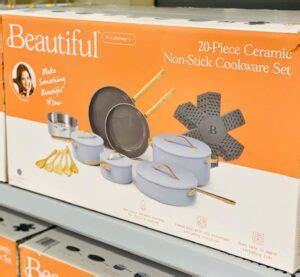 Beautiful by Drew Barrymore Ceramic Cookware Set $70 Off! (Blender $20 Off)