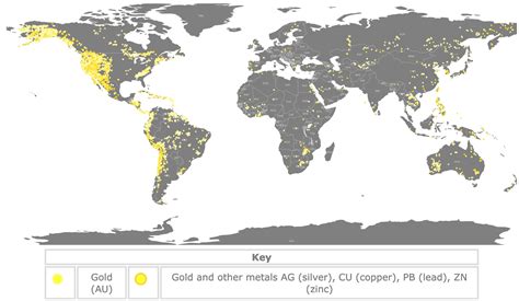 Gold Mines In Africa Map