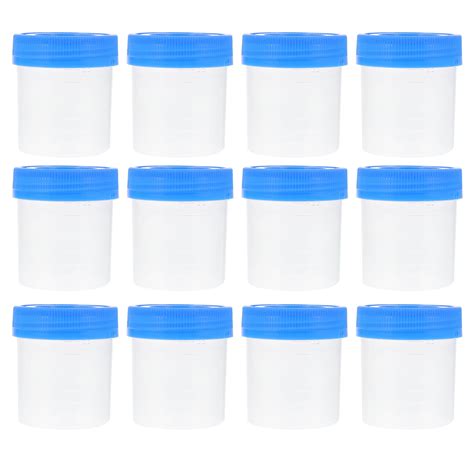 25pcs Fecal Specimen Cup Urine Sample Container Sputum Collection Cup ...