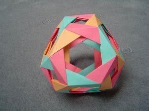 Truncated Octahedron (Penultimate unit) - Origami by Michał Kosmulski