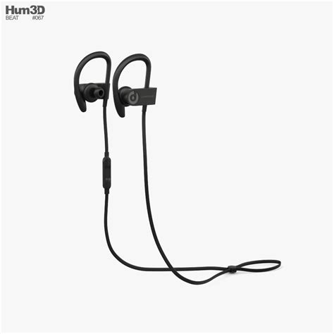 Beats Powerbeats 3 Black 3D model - Electronics on Hum3D