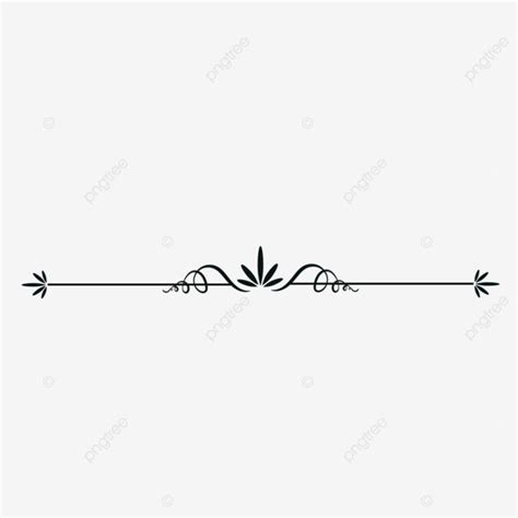 Black Line Border, Line Decoration, Line Border, Line PNG and Vector ...