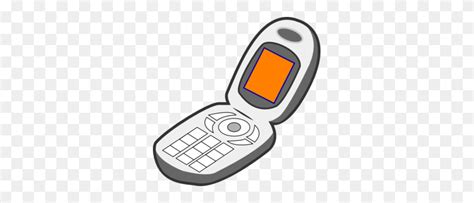 Teléfono Clipart Flip Phone - Flip Phone Clipart - FlyClipart