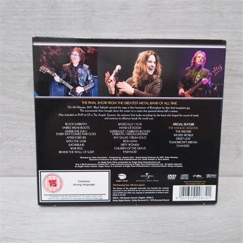 Black Sabbath - The End [DVD+CD] [2017] 2 Disc Set Digipak With Booklet ...