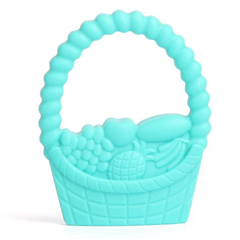 best silicone teething toys for babies, bpa free and FDA approved fruit basket toys|teething toys